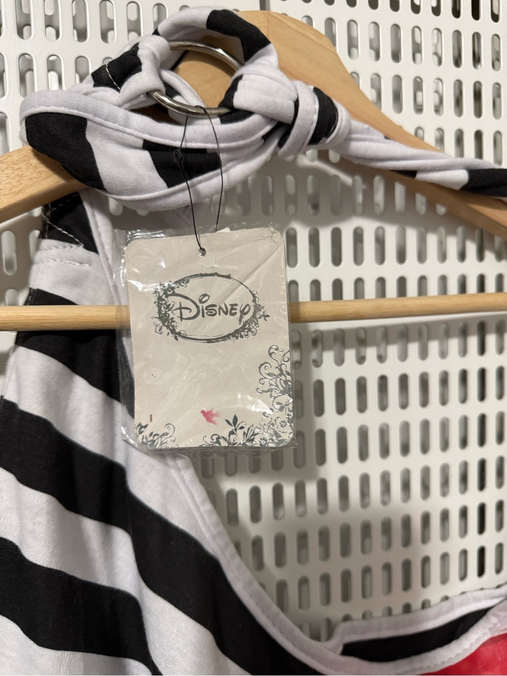 Disney Ariel Black & White Striped Shoulder Bag with Red Graphic - Picture 4 of 8